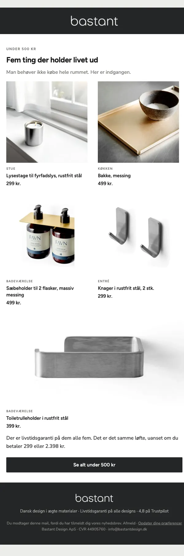 Kampagne · Under 500 kr.